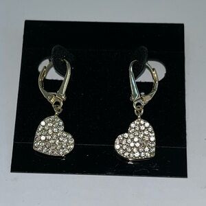 DKNY pave earrings